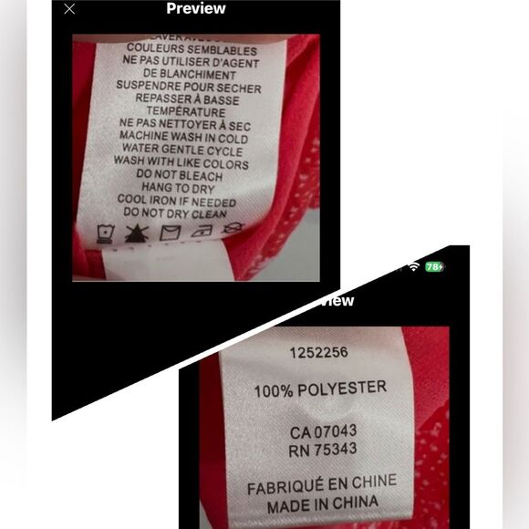 Joie | Women’s Bright Coral Short Sleeve Floral Blouse size M - Picture 15 of 16